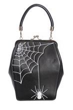 Load image into Gallery viewer, Spiderweb Kisslock Handbag