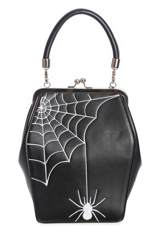 Spiderweb Kisslock Handbag