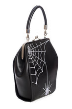 Load image into Gallery viewer, Spiderweb Kisslock Handbag