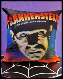 18" Franken Throw Pillow