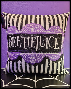 18" Beetle Throw pillow