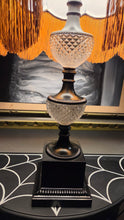 Load image into Gallery viewer, Gold &amp; Black Lace Lamp