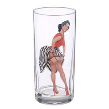 Load image into Gallery viewer, 6pc Pin up glassware set