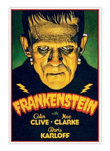 Frankenstein 12"x18" Print
