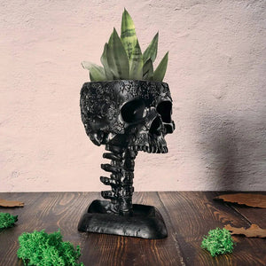 Skull Stand Planter