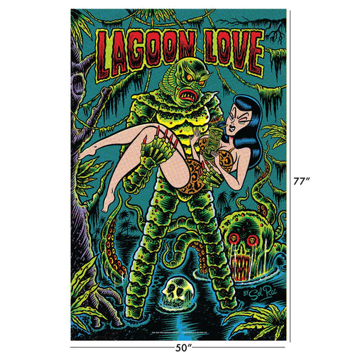 Lagoon Love Plush Blanket