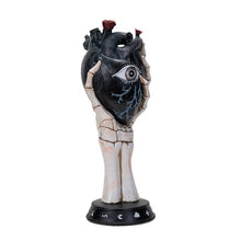 Load image into Gallery viewer, Black Heart Skeleton Hand Planter.