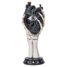 Load image into Gallery viewer, Black Heart Skeleton Hand Planter.