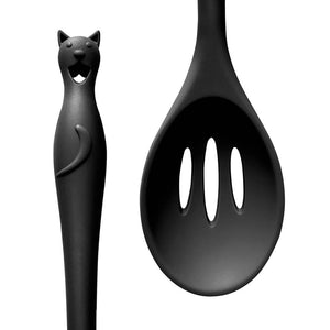 Cat Slotted Spoon