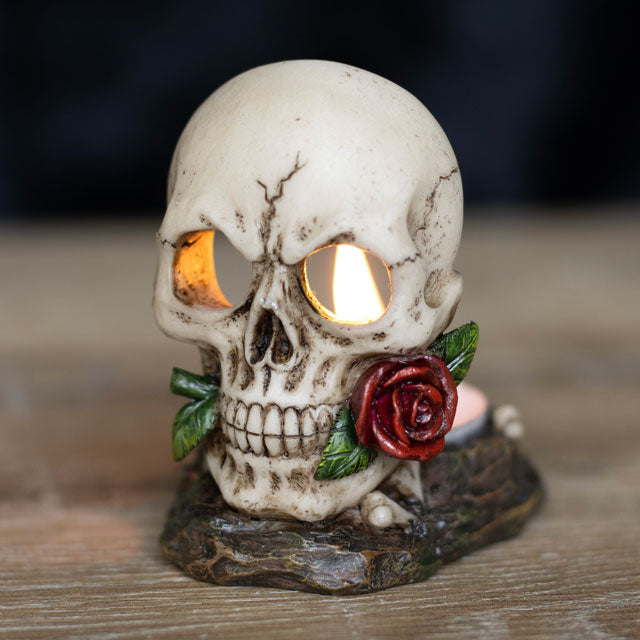 Skull tealight