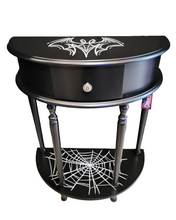 Load image into Gallery viewer, B&amp;W Crescent Bat Table