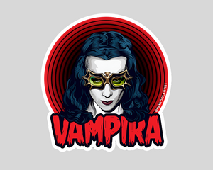 3"Vampira Sticker