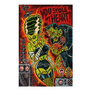 Stole My Heart Framed Print