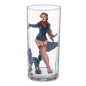 6pc Pin up glassware set