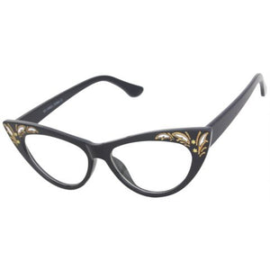 Clear Carolyn Cateye Frames