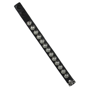 Dome Stud Wristand W/ Skull Snap