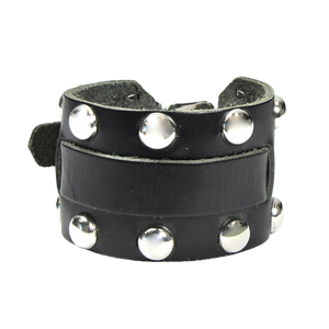 Dome Studded Leather Cuff