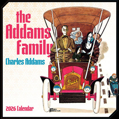 Addams Family 2026 Wall Calendar