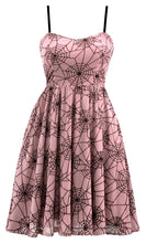 Load image into Gallery viewer, Pink Spiderweb Dress