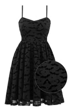 Load image into Gallery viewer, Black Bat Dress