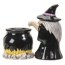 Load image into Gallery viewer, Witch Cauldron S&amp;P Shakers
