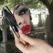 Load image into Gallery viewer, Vampira Coffin Mirror Compact