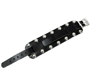 Dome Studded Leather Cuff