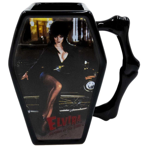 Elvira Mobile Coffin Mug