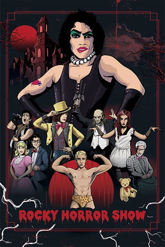 Rocky Horror Collage Poster