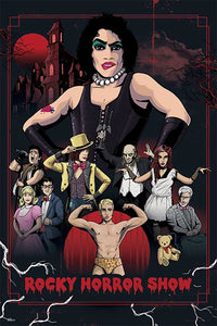 Rocky Horror Collage Poster