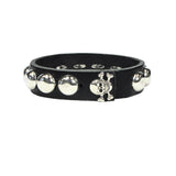 Dome Stud Wristand W/ Skull Snap