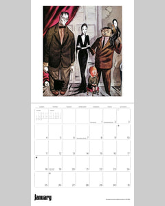 Addams Family 2026 Wall Calendar