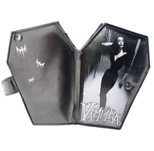 Load image into Gallery viewer, Vampira Coffin Shaped Wallet