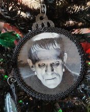 Load image into Gallery viewer, Monster Black Sparkle Ornament
