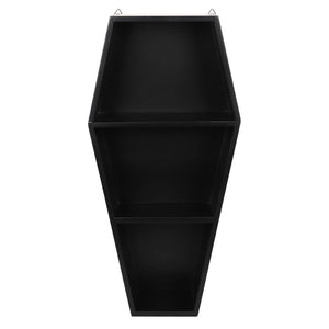 19.5" Black Coffin Shelf