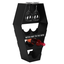Load image into Gallery viewer, 24&quot; Coffin Wine Rack